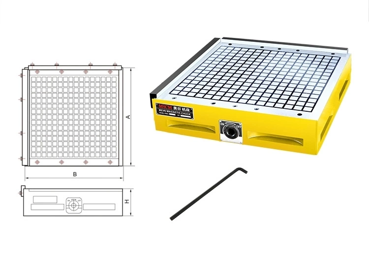 Electro Permanent Magnetic Chuck for Lathe Drill Milling CNC Machine Magnetic Holder Table