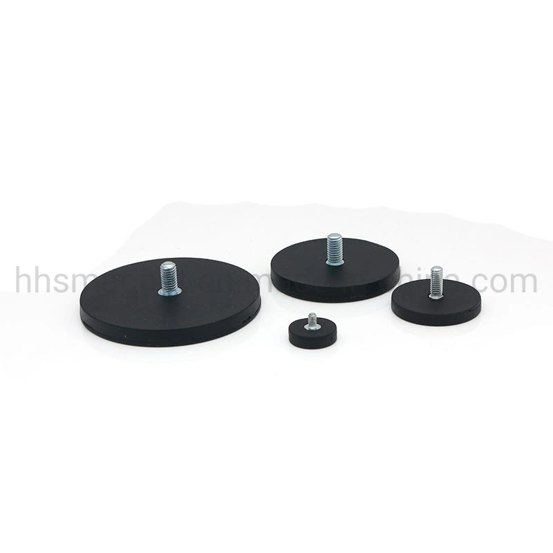 High Performance Rubber Coated Pot Magnet for Car LED Light Base